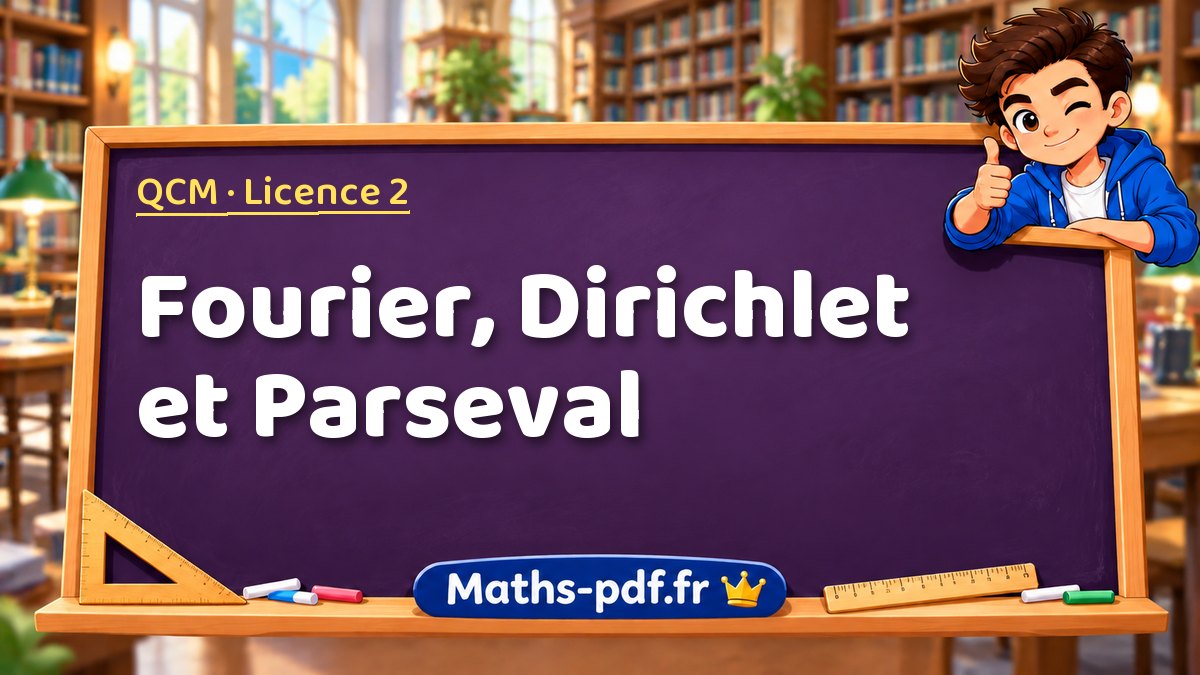 Fourier, Dirichlet et Parseval – QCM en Licence 2 sur Maths-pdf.fr