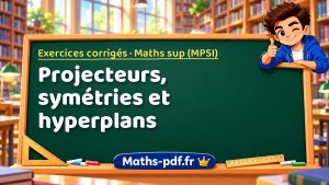 Projecteurs, symétries et hyperplans en maths sup (MPSI)