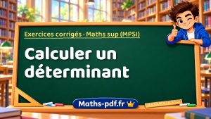 Calculer un déterminant en maths sup (MPSI)