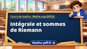 Intégrale et sommes de Riemann en maths sup (MPSI)