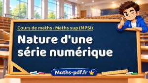 Nature d’une série numérique en maths sup (MPSI)