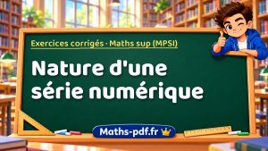 Nature d’une série numérique en maths sup (MPSI)