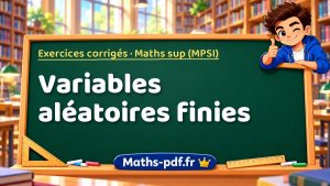 Variables aléatoires finies en maths sup (MPSI)