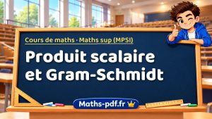 Produit scalaire et Gram-Schmidt en maths sup (MPSI)
