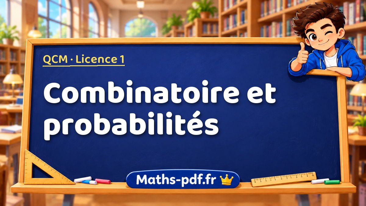 Combinatoire et probabilités – QCM en Licence 1 sur Maths-pdf.fr