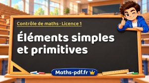 Éléments simples et primitives