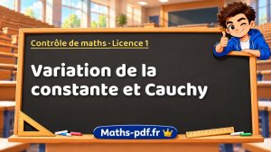 Variation de la constante et Cauchy