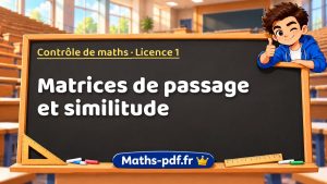 Matrices de passage et similitude