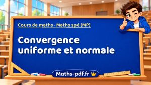 Convergence uniforme et normale en maths spé (MP)