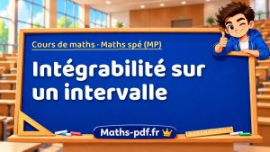 Intégrabilité sur un intervalle en maths spé (MP)