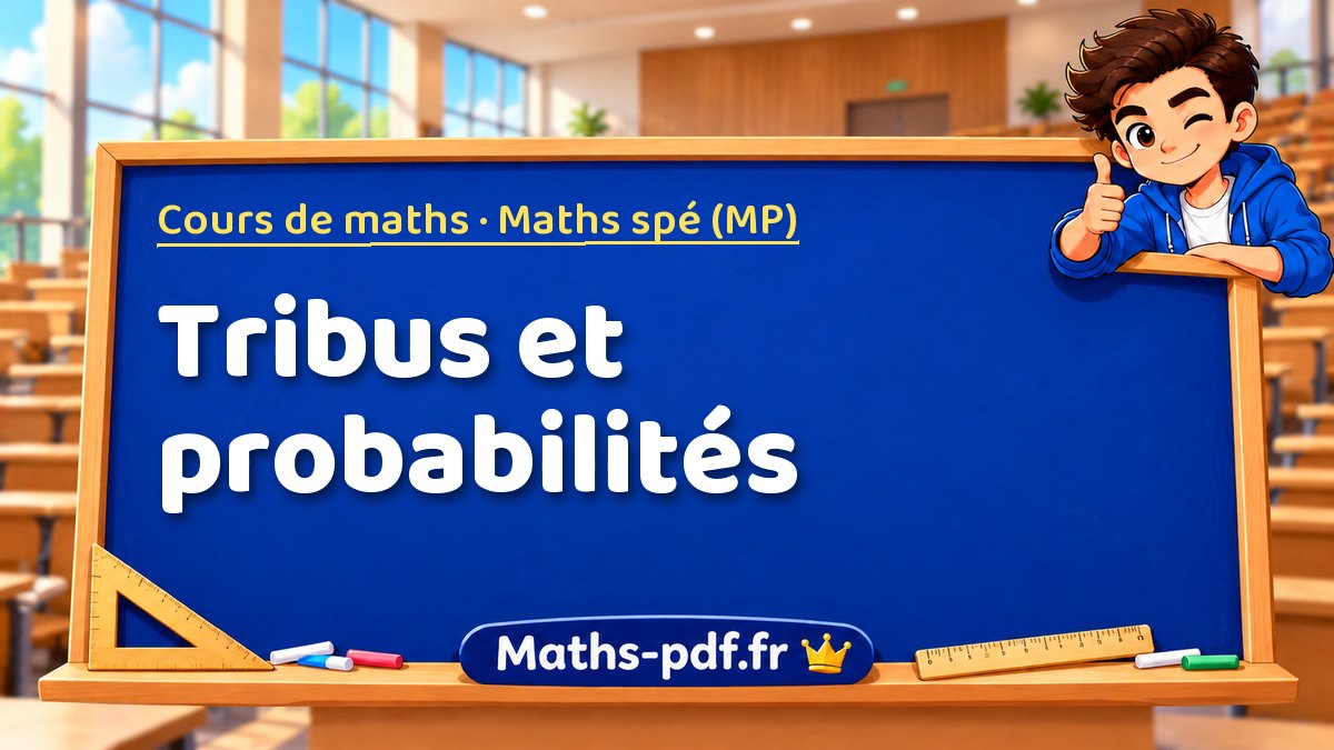 Tribus et probabilités – Cours de maths en Maths spé (MP) sur Maths-pdf.fr