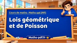 Lois géométrique et de Poisson en maths spé (MP)