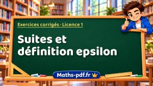 Suites et définition epsilon en L1 de maths