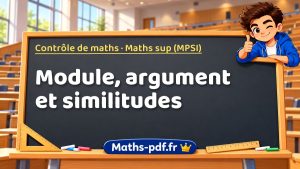 Module, argument et similitudes