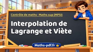 Interpolation de Lagrange et Viète