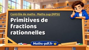 Primitives de fractions rationnelles