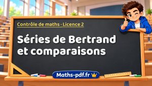 Séries de Bertrand et comparaisons