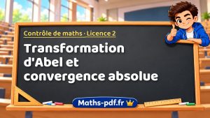 Transformation d’Abel et convergence absolue