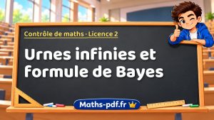 Urnes infinies et formule de Bayes