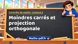 Moindres carrés et projection orthogonale