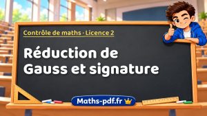 Réduction de Gauss et signature