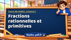 Fractions rationnelles et primitives en L1 de maths