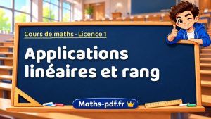 Applications linéaires et rang en L1 de maths