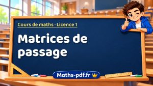 Matrices de passage en L1 de maths