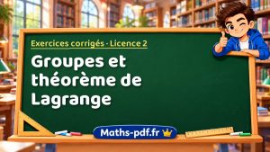 Groupes et théorème de Lagrange en L2 de maths