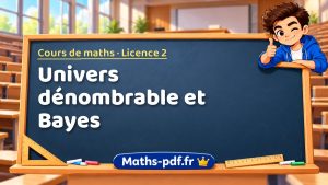 Univers dénombrable et Bayes en L2 de maths