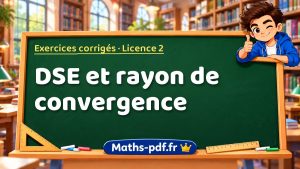DSE et rayon de convergence en L2 de maths