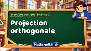 Projection orthogonale en L2 de maths