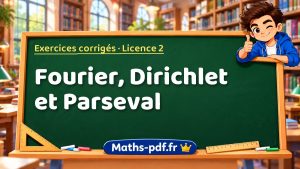 Fourier, Dirichlet et Parseval en L2 de maths