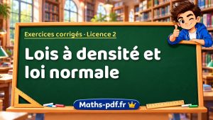 Lois à densité et loi normale en L2 de maths