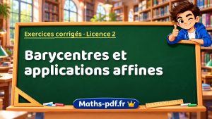 Barycentres et applications affines en L2 de maths