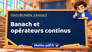 Banach et opérateurs continus en L3 de maths