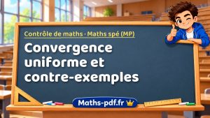 Convergence uniforme et contre-exemples