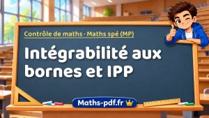 Intégrabilité aux bornes et IPP