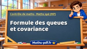 Formule des queues et covariance