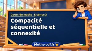 Compacité séquentielle et connexité en L3 de maths