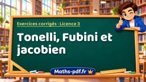 Tonelli, Fubini et jacobien en L3 de maths