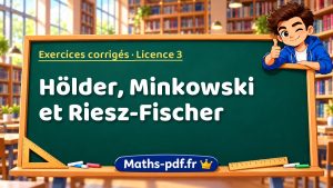 Hölder, Minkowski et Riesz-Fischer en L3 de maths