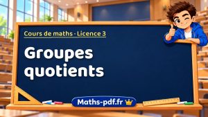 Groupes quotients en L3 de maths