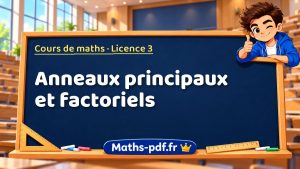 Anneaux principaux et factoriels en L3 de maths