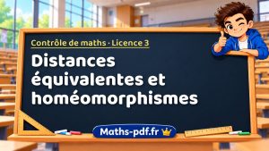 Distances équivalentes et homéomorphismes