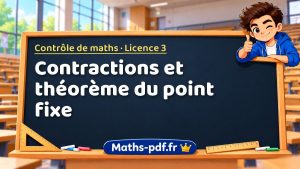 Contractions et théorème du point fixe