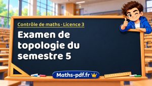Examen de topologie du semestre 5