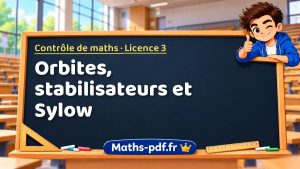 Orbites, stabilisateurs et Sylow