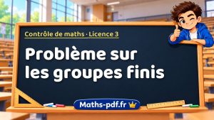 Problème sur les groupes finis