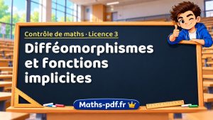 Difféomorphismes et fonctions implicites